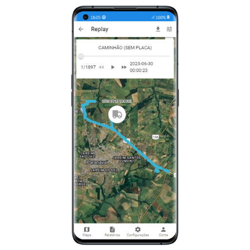 Rastreador veicular com histórico de rotas Paranavaí-PR